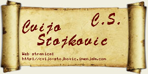 Cvijo Stojković vizit kartica